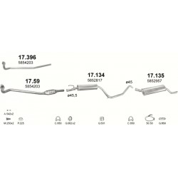 Middendemper OPEL