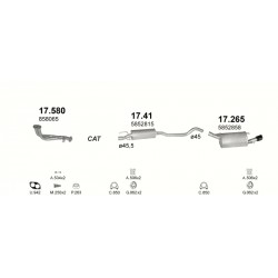 Achterdemper OPEL