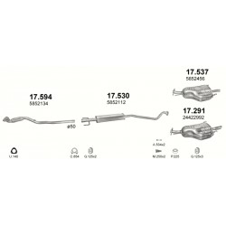 Voorpijp OPEL
