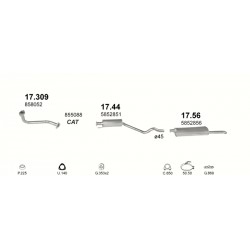 Achterdemper OPEL