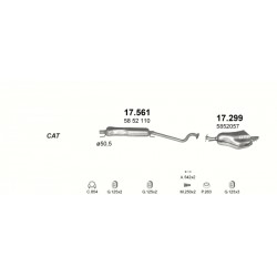 Middendemper OPEL