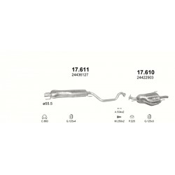 Middendemper OPEL