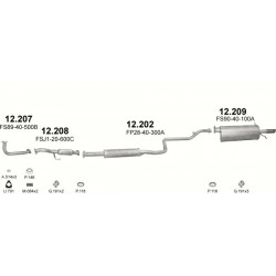 Voorpijp Mazda