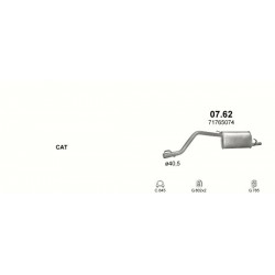 Achterdemper FIAT